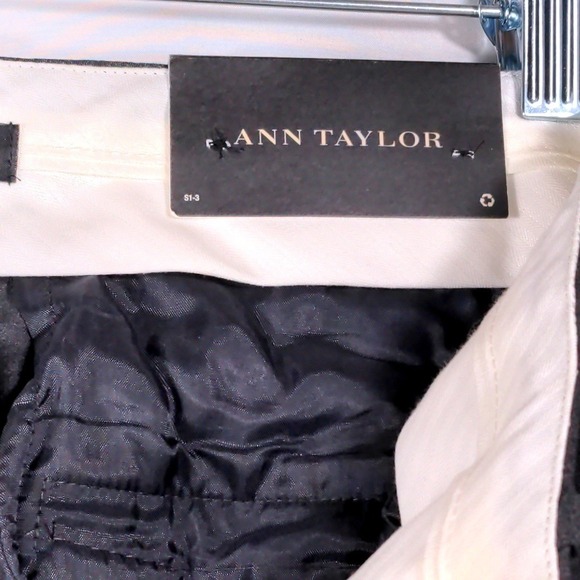 Ann Taylor Womens 4 Modern Fit Trouser Leg Gray Dress Pants Professional NWT - Picture 8 of 11